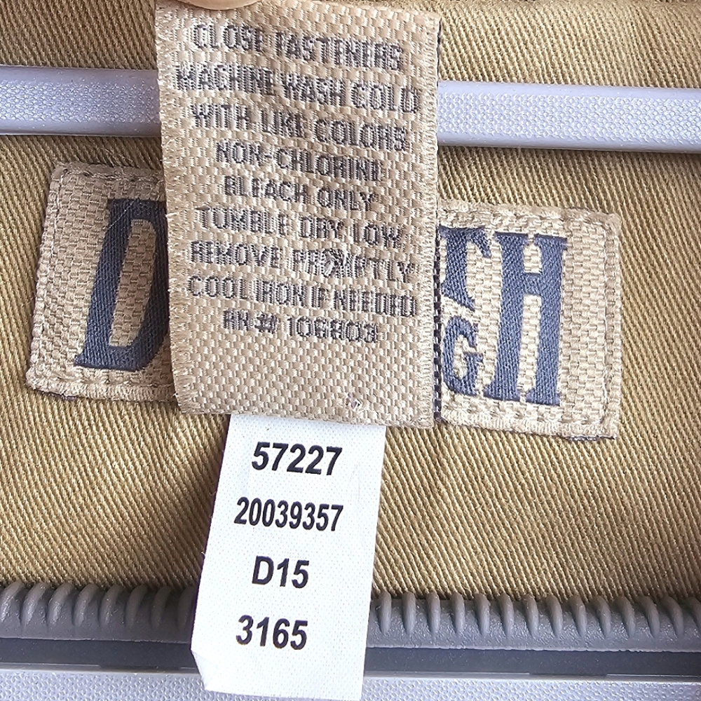 Duluth Trading Co Men's Firehose Lightweight Khaki Presentation Jacket Size L - Picture 13 of 15